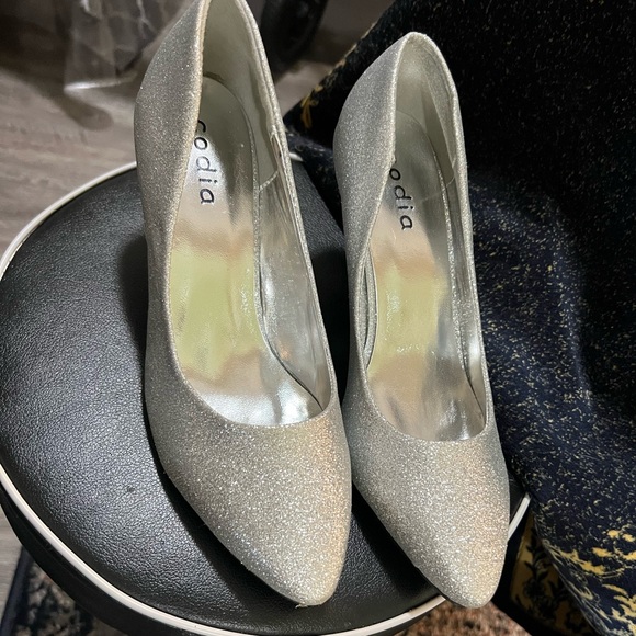 Sparkle silver pumps - Picture 2 of 8